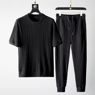 Off-Duty Pleated Set