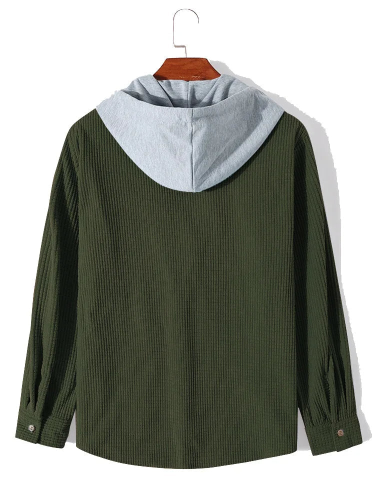 Laidback Knit Hoodie Shirt