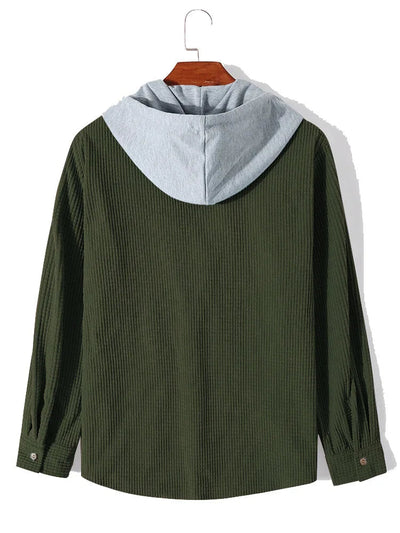 Laidback Knit Hoodie Shirt