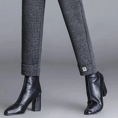 Herringbone Wool Trouser