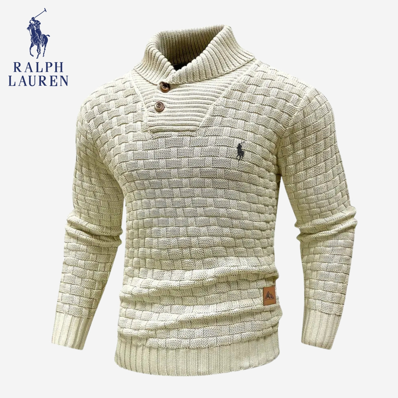 Knitted Sweater with Buttoned Collar || CLEARANCE SALE