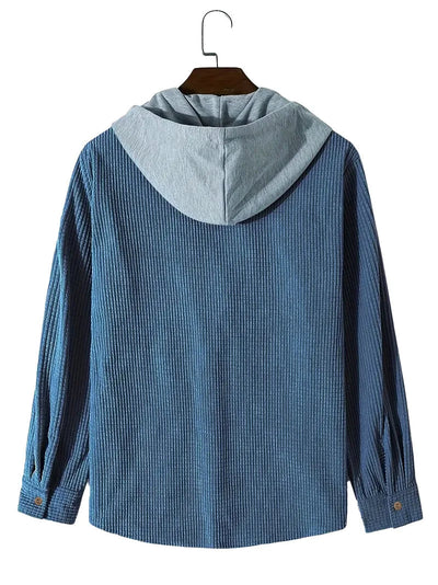 Laidback Knit Hoodie Shirt