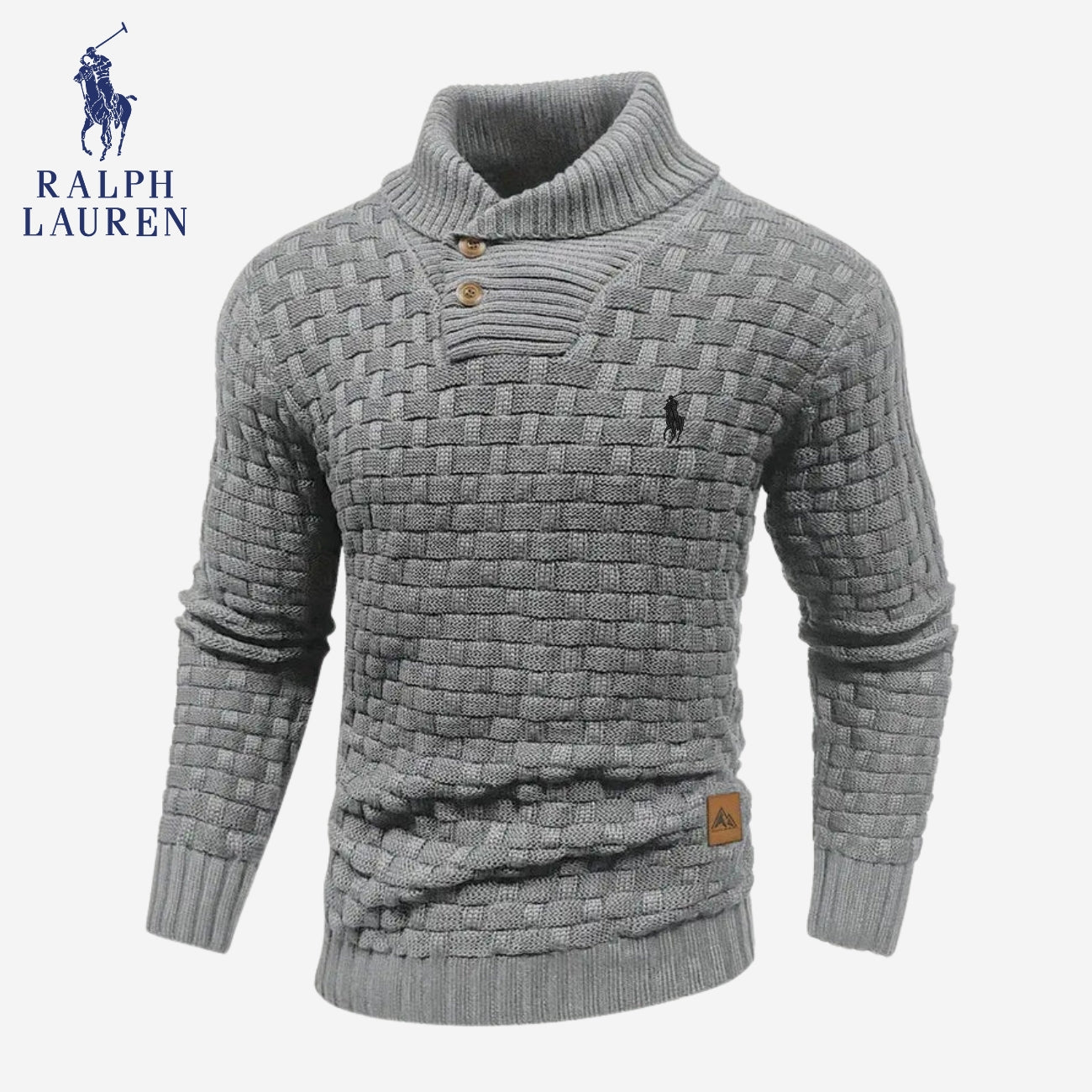 Knitted Sweater with Buttoned Collar || CLEARANCE SALE