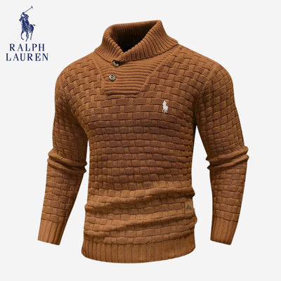 Knitted Sweater with Buttoned Collar || CLEARANCE SALE