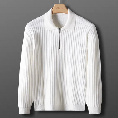 Milano Ribbed Knit Polo