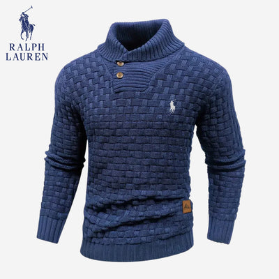 Knitted Sweater with Buttoned Collar || CLEARANCE SALE