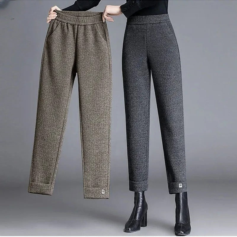 Herringbone Wool Trouser