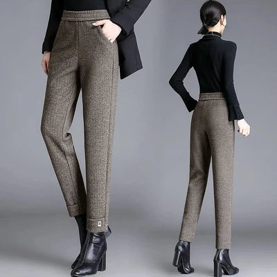 Herringbone Wool Trouser