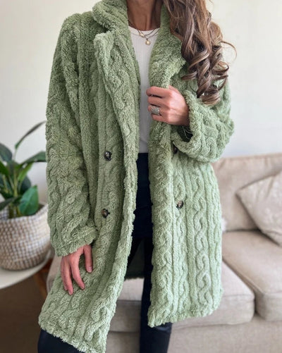 Manhattan Cable Knit Overcoat