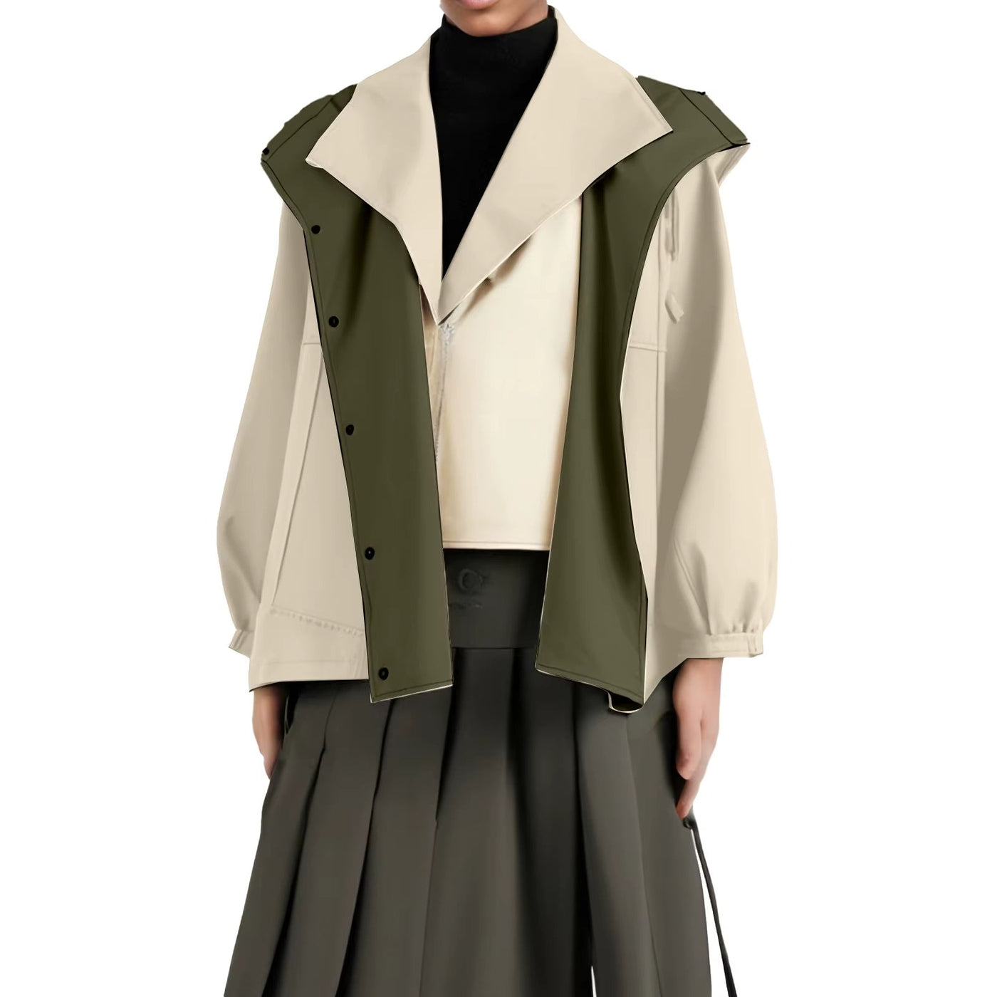 Heiress Wrap Windbreaker