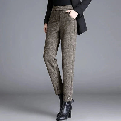 Herringbone Wool Trouser