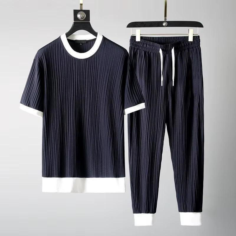 Off-Duty Pleated Set