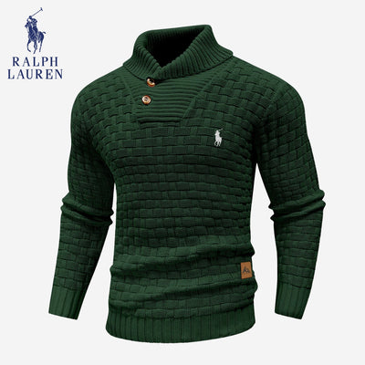 Knitted Sweater with Buttoned Collar || CLEARANCE SALE