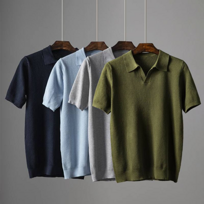 Hudson Waffle Knit Polo
