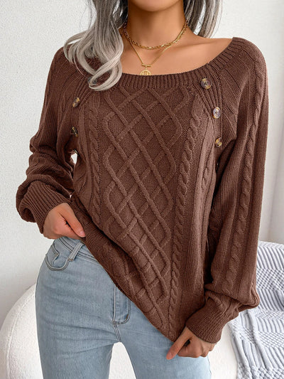 Bellamy Diamond Knit Pullover