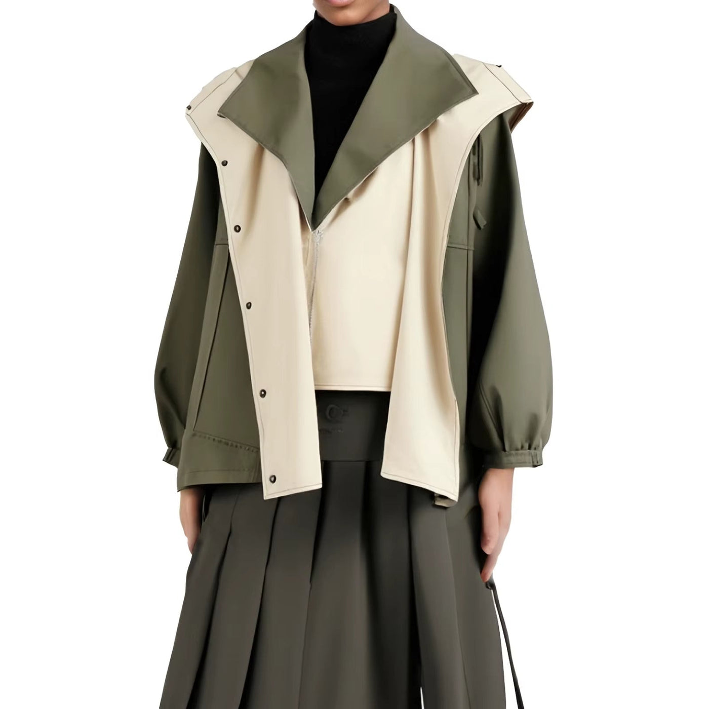 Heiress Wrap Windbreaker