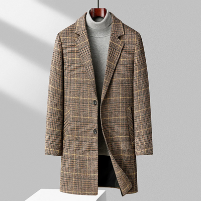 Stratford Plaid Overcoat