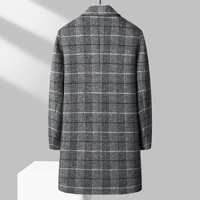 Stratford Plaid Overcoat