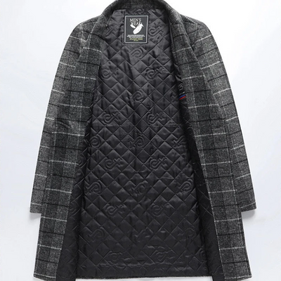 Stratford Plaid Overcoat