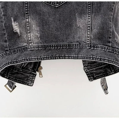 Detour Distresed Denim Vest