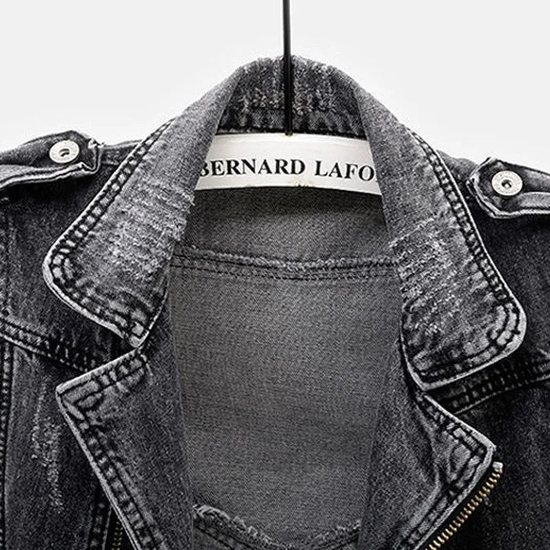 Detour Distresed Denim Vest