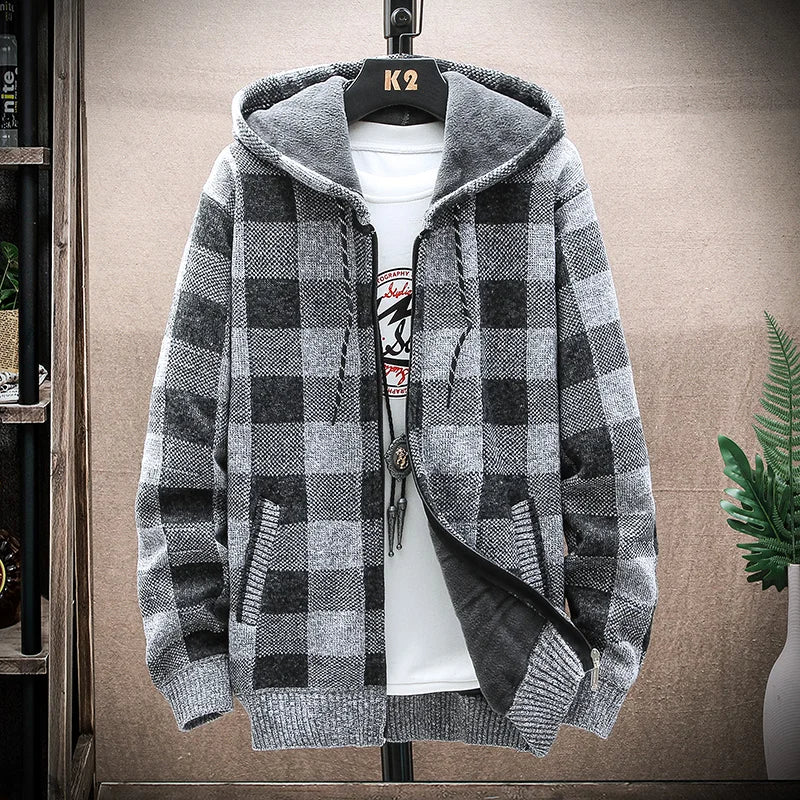 Heritage Flannel Zip-Up Hoodie