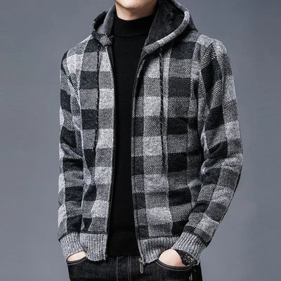 Heritage Flannel Zip-Up Hoodie