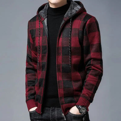 Heritage Flannel Zip-Up Hoodie