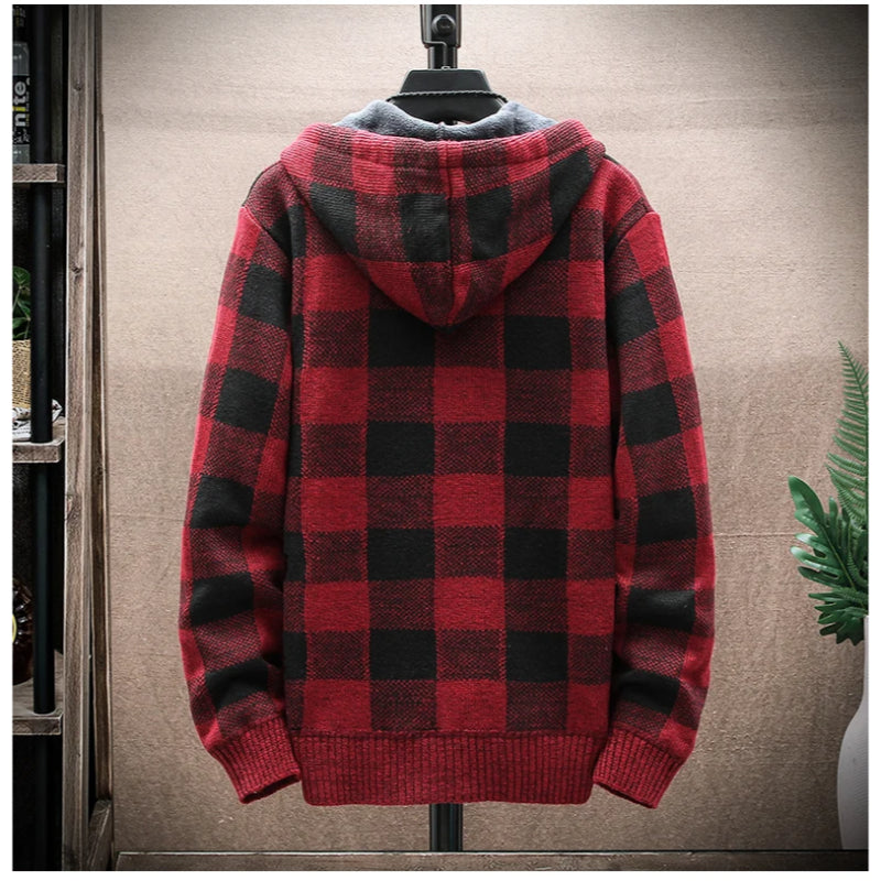 Heritage Flannel Zip-Up Hoodie