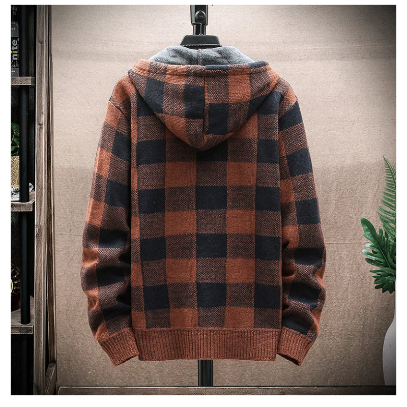 Heritage Flannel Zip-Up Hoodie