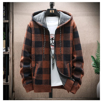 Heritage Flannel Zip-Up Hoodie