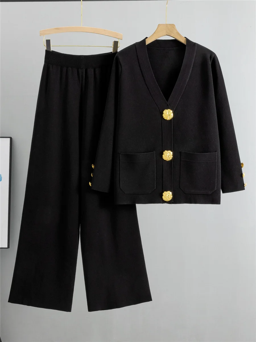 Genevieve Gold Trim Ensemble