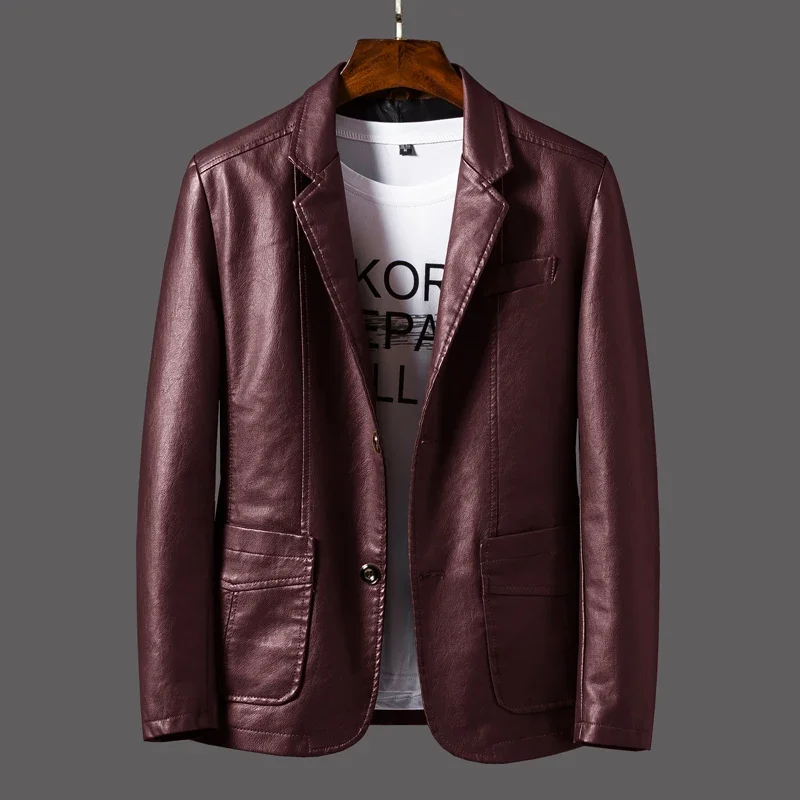 Rivington Faux Leather Blazer