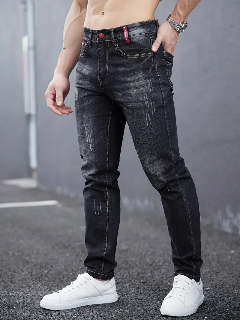 Savage Cut Tapered Jeans