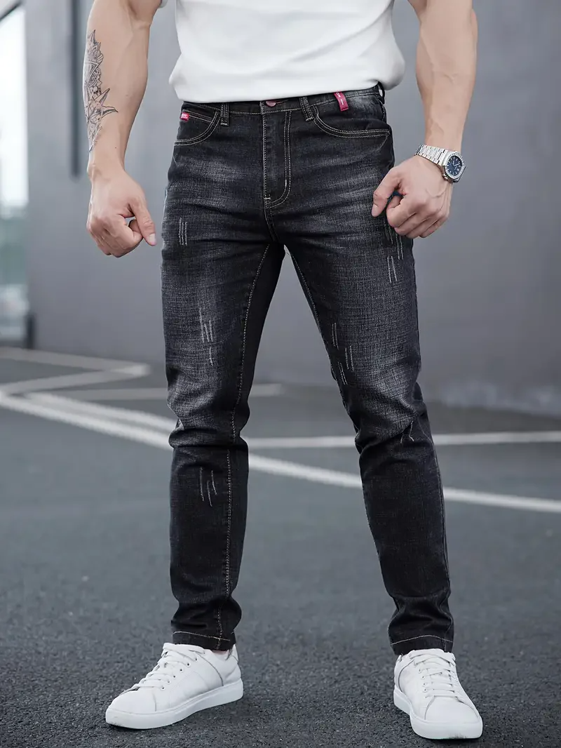 Savage Cut Tapered Jeans