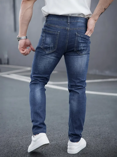 Savage Cut Tapered Jeans