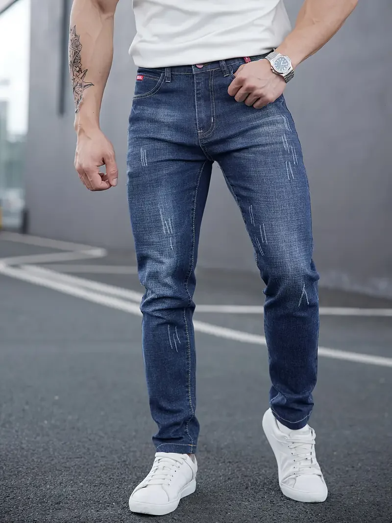 Savage Cut Tapered Jeans