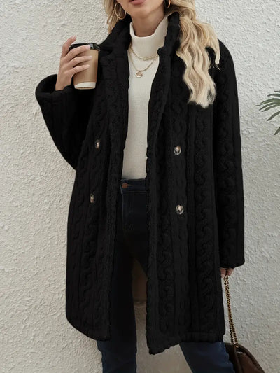 Manhattan Cable Knit Overcoat