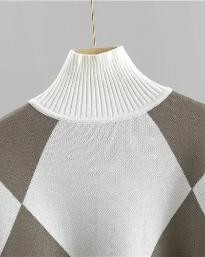 Hudson Argyle Knit Set