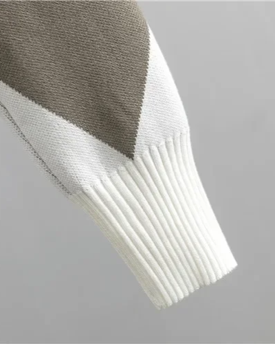 Hudson Argyle Knit Set