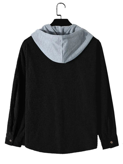 Laidback Knit Hoodie Shirt